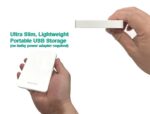 Avolusion Z1-S USB 3.0 Portable External Gaming Hard Drive - White (for PS5, Pre-Formatted) - 2 Year Warranty (1TB) - Image 4