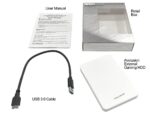 Avolusion Z1-S USB 3.0 Portable External Gaming Hard Drive - White (for PS5, Pre-Formatted) - 2 Year Warranty (1TB) - Image 5