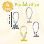 4PCS Phone Lanyard,Set with 4PCS Phone Strap Crossbody, Adjustable Wrist and Neck Strap, Universal Lanyard for Mobile Chain for Most Smartphones, Secure and Hands-Free Mobile Accessory - Image 3