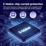 USB C to USB C Cable, 240W Fast Charging Cable 5 FT, Invisible Stand Charging Cable, Quick Charge, Flat USB Cable Right Angle for Gaming, Phone, Laptops, Desk & Car Use - Image 5