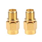 SMA Female to RP-SMA Male Jack Adapter SMA Male Plug to SMA Female Connector Coaxial Coax Adapter for WiFi Antenna Repeaters Radio Signal Extension Cable (4 Pack) - Image 4