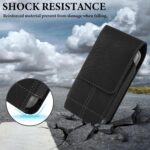 GEEKRIA VR Battery Case Compatible with Apple Vision Pro, Portable Battery Pack Holster Case, Vegan Leather Power Bank Belt Clip, Card Holder Battery Protection Accessory (Black) - Image 6