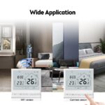 Smart Thermostat 5+2 Programmable 3A Water Heating Thermostat DIY Install LCD Display Smart Temperature Controller Digital Thermostat for Office/Home - Image 6