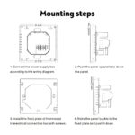 Smart Thermostat 5+2 Programmable 3A Water Heating Thermostat DIY Install LCD Display Smart Temperature Controller Digital Thermostat for Office/Home - Image 8