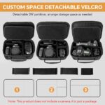 ZORBES® Camera Bag for Canon EOS Rebel T7/R50/R6 Mark II/R100/R50 V/T6/R8/R10/R5 Mark II/RP/R7/5D Mark IV, Camera Carry Bag DSLR SLR Camera Bag with Handle, Waterproof EVA Hard Shell Suitcase Bag - Image 5