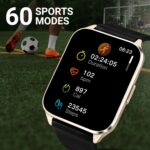 Fastrack Reflex Beat+ 1.69 UltraVU Display|500 Nits Brightness|60 Sports Modes|24 * 7 Heart Rate Monitor|SpO2 Monitor|Sleep Tracker|IP68 Water Resistant|Music & Camera Control - Image 3