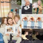 Digital Camera, FHD 1080P & 44MP, 16X Zoom, Face Detect, Smile Capture, Anti Shake, Compact Point and Shoot Camera, White - Image 6