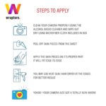 WRAPTURE.Premium DSLR Camera Scratchproof Vinyl Protective Skin for Nikon Z50 - No Residue Removal, Bubble Free, Scratch Resistant, Stretchable, HD Quality Printed - HDCS 005 - (1 Unit) - Image 5