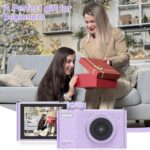 Digital Camera for Photography, 4K 72MP Vlogging Camera, Autofocus Point and Shoot Digital Camera for Teens Adult Beginner 16X Zoom, 32GB Card, Purple - Image 8