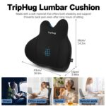 Memory Foam Lumbar Support Cushion-Ergonomic Back Support Pillow for Office Chair, Car Seat, or Long Sitting, Memory Foam Lumbar Pillow-Breathable & Comfortable, Relieves Lower Back Pressure - Image 6
