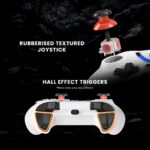 Cosmic Byte ARES Wired Controller for PC, Magnetic Triggers, Accurate Joysticks, Dual Vibration, Backit LED Buttons (White) - Image 5