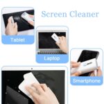 Elfora 7 in 1 Electronic Cleaner kit | Cleaning Kit for iPad | iPhone | Airpods | Monitor Screen | Keyboard | Dust Brush Including Soft Sweep | Swipe | Airpod Cleaner Pen | Key Puller and Spray Bottle - Image 4