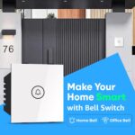 SmartLife Modular Non-Smart Bell Touch Switch (White) | Elegant Design | Easy Installation | Compatible with Roma & Similar Modular Plates - Image 4