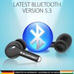 Blaupunkt Newly Launched Btw100 Xtreme Truly Wireless Bluetooth Earbuds I 99H Playtime* I Quad Mic I Crispr Enc Tech I Gaming Mode I Turbovolt Charging I Bt Version 5.3 (Black),in-Ear - Image 5