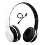 icall P47 Best Wireless Portable Gaming Headphone Microphone Stereo Card Support Bluetooth Headset(White) - Image 3