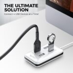 Ubon HB299 HUB Master, 4 in 1 USB Hub, USB 2.0, 4 USB Ports, Data Transfers Speeds Upto 5 Gbps, Compatible with Laptops, Desktops, Pendrive, Mobile | Multi Port Hub (White) - Image 5