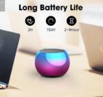 Wireless Bluetooth Speaker for LG Wine Smart Boost Bass DJ Sound SoundDrum Portable Home Audio Line in TV Supported USB FM AUX TF Handsfree Calling Connectivity Waterproof Mini - (PE.2C) - Image 4