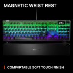 SteelSeries Apex Pro Mechanical Gaming Keyboard – Adjustable Actuation Switches – World’s Fastest Mechanical Keyboard – OLED Smart Display – RGB Backlit - Image 8