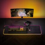 SteelSeries Apex Pro Mechanical Gaming Keyboard – Adjustable Actuation Switches – World’s Fastest Mechanical Keyboard – OLED Smart Display – RGB Backlit - Image 9