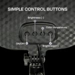 Kreo Slab Video Light | Adjustable LED Video Light with 5 Color Temperatures (3200K–5600K), 1455 Lumens, 120 LEDs & Extendable Stand | Photography, Streaming & Content Creation - Image 5