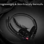 Wired USB Headphone META_MT500 with Noise-Cancelling Mic | Perfect for Teams, Zoom & Call Center Use | Comfortable & Durable Headset for PC & Laptop - Image 3