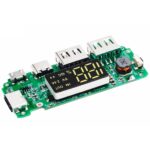 DIY Power Bank Module for 18650 Battery | Dual USB 5V 2.4A Output | LED Digital Display Charger Board | Type-C & Micro USB Input | Boost Converter PCB for DIY Electronics Projects - Image 3