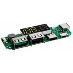 DIY Power Bank Module for 18650 Battery | Dual USB 5V 2.4A Output | LED Digital Display Charger Board | Type-C & Micro USB Input | Boost Converter PCB for DIY Electronics Projects - Image 4