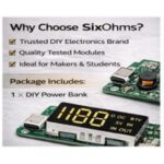 DIY Power Bank Module for 18650 Battery | Dual USB 5V 2.4A Output | LED Digital Display Charger Board | Type-C & Micro USB Input | Boost Converter PCB for DIY Electronics Projects - Image 6