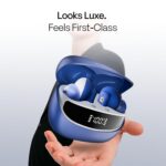 Number Navo Buds Z1 TWS Earbuds | 72H Playtime | Digital Display Case | Quad-Mic ENC | Dual Pairing | Hi-Bass 13mm Drivers | Quick Charge | 35ms Low Latency | IPX5 | Touch Controls | (Winter Blue) - Image 6