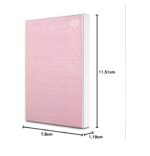 Seagate One Touch 2TB External HDD with Password Protection, Rose Gold, for Windows and Mac, with 3 yr Data Recovery Services (STKY2000405) - Image 5