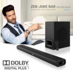 ZEBRONICS Zeb-JUKEBAR 9000 PRO Dolby, 120W Multimedia soundbar with subwoofer Supports HDMI(ARC), Optical Input, AUX, Wireless BT, USB & Dolby Digital Plus - Image 3