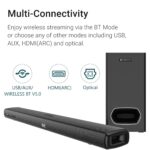 ZEBRONICS Zeb-JUKEBAR 9000 PRO Dolby, 120W Multimedia soundbar with subwoofer Supports HDMI(ARC), Optical Input, AUX, Wireless BT, USB & Dolby Digital Plus - Image 4