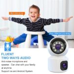 Eyetech 3MP WiFi Light Bulb Camera for Home Indoor | 360° View | Full HD | Color Night Vision | Mot (CV Dual Lens) - Image 6