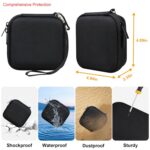 Elonbo Carrying Case for NETGEAR Nighthawk M6/ M6 Pro/ M7 Pro/ M5 5G Mobile Hotspot Router, Portable Wireless WiFi Travel Hotspot Router Storage Holder, Extra Mesh Pocket Fits Cable, Black - Image 4
