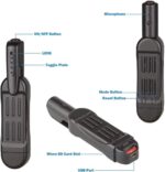 HD 1080P Body Wear Pen Camera with 800mAh Battery Backup, Mini Portable Clip Camera, One Button Recording, Compact and Lightweight Design - Image 5
