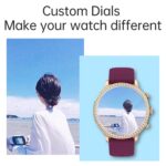 Pink Smart Watches for Women with Diamonds, Answer/Make Call Ladies Bluetooth Smartwatch for Android and iOS Phones, Rhinestone Fitness Activity Tracker Sleep Tracker Pedometer - Image 6