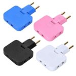 Mini Slim Wireless Plug Adapter Multi Universal Travel Charger Rotatable Pin Extender Socket Foldable Wall Outlet for Multiple Device Charging (Pack of 1) - Image 3