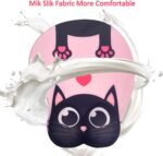 ZORBES® Mouse Pad with Wrist Rest Ergonomic Silicone Mouse Pad Smooth Lycra Cover Mouse Pad Kawaii Cartoon Pink Mouse Pad Gaming Mouse Pad Office Anti-Slip Mouse Pad - Image 4
