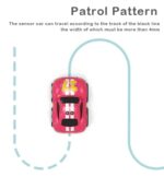 Rechargeable Smart Sensor RC Car for Kids with Magic Induction Line Following | 2.4GHz Remote Control Racing Car with LED Lights & Music | Pull Back Mini Intelligent Toy Car (Multi colors) - Image 5