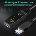 USB Extension Cable, USB 3.0 Active Repeater USB Male to Female Lead With Signal Amplification Active Cord for Printers, Keyboards,Game Console,Loudspeaker,Wifi Antenna,Scanner,Headsets (20m) - Image 4