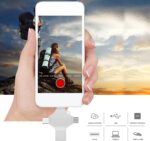 WeFly 4 in 1 Flash Drive with Light-ning, Micro USB, USB A, Type-C Interface Mini Hangable PenDrive for iOS & Android Compatible with iPhone, iPad, Android, PC and More Devices - Image 8