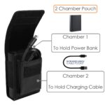 Zaoma Flap Case Cover Pouch Compatible for MI 10000mAh Lithium Ion, Lithium Polymer Power Bank Pocket Pro Case (MIPOCK_MKDES) - Image 4