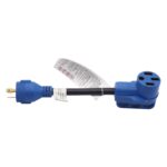 30 Amp to 50 Amp 10awg/3 d RV Adapter d Power Line Adapter for Cam r, RV, Trailer Handle Electrical Adapter Female - Image 5