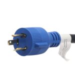 30 Amp to 50 Amp 10awg/3 d RV Adapter d Power Line Adapter for Cam r, RV, Trailer Handle Electrical Adapter Female - Image 7