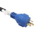 30 Amp to 50 Amp 10awg/3 d RV Adapter d Power Line Adapter for Cam r, RV, Trailer Handle Electrical Adapter Female - Image 9