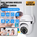 DDLC Full HD Wi-fi Wireless IP CCTV Security Camera Light Vision, Night Vision Remote Indoor 1080p V380 Pro App 360 Degree Watch Live Streaming Mini Dome PTZ Camera (mini ptz) - Image 3