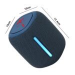 ZEBRONICS Sonic POD 22, Portable Bluetooth Speaker, 8 Watts, Upto 15 Hours Playback, Passive Radiator, BTv5.3 | TWS | USB | mSD, RGB LED, Call Function, Carry Loop (Blue) - Image 8