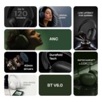 Noise Newly Launched Airwave Max XR Wireless Over-Ear Headphones with 120H Playtime, ANC, HFA Tech, Spatial Audio, Dual Pairing,BT V6.0(Forest Green) - Image 3