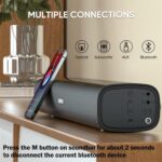 Saiyin TV Soundbar, Small 40W Soundbar for TV, Surround Sound System with Bluetooth/Optical/AUX Connection for PC/Games/Projectors, 43.2 cm - Image 3