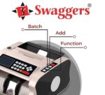 swaggers Loose Mix Note Value Counting Machine for Indian Currency(10,20,50,100,200,500,2000) with Fake Note Detector Heavy Duty Value Money Counting Machine 1 Year Warranty - Image 5